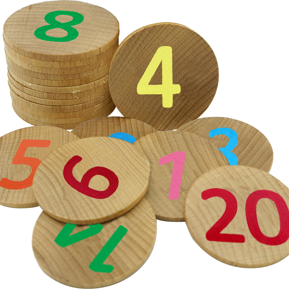 The Freckled Frog - Numbers 1-20 Wooden Matching Pairs