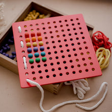 Load image into Gallery viewer, QToys - Froebel Peg and Lacing Board
