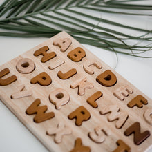 Load image into Gallery viewer, QToys - Natural Capital Letters Puzzle
