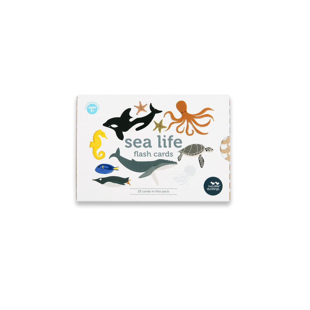 Two Little Ducklings - Sea Life Flash Cards