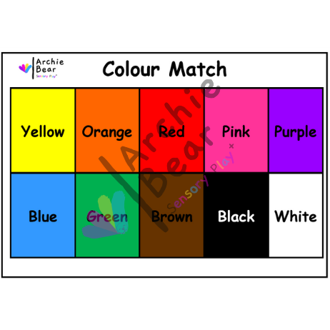 Colour & Shapes - Colour Match
