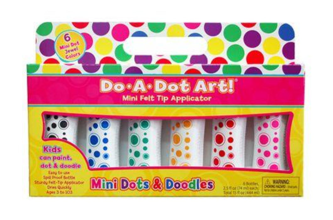 Do -A-Dot Art Mini Dot Markers Jewel Tones 6 Pack