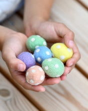 Load image into Gallery viewer, Tara Treasures - Felt Polka Dot Eggs (Set of 6)
