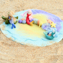 Load image into Gallery viewer, Tara Treasures - Mermaid Play Mat Playscape Small
