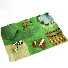 Load image into Gallery viewer, Tara Treasures - Farm Play Mat Playscape Large
