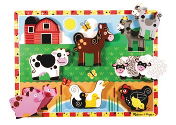 Melissa & Doug - Farm Chunky Puzzle