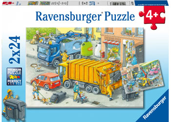 Ravensburg - Working Trucks Puzzle 2x24pc