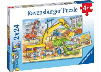 Ravensburg - Hard at Work Puzzle 2x24pc